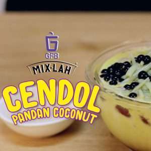 Cendol Pandan Coconut Special With Popping Brown Sugar Jelly Versi Mixlah