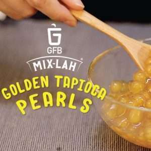 Golden Boba Tapioca Pearls Dengan Vanilla Ice Blended (Ala-Ala Bubble Bee)
